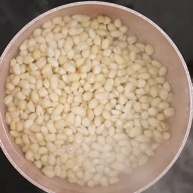 Step 2 Boil peanuts Peanut sauce dip