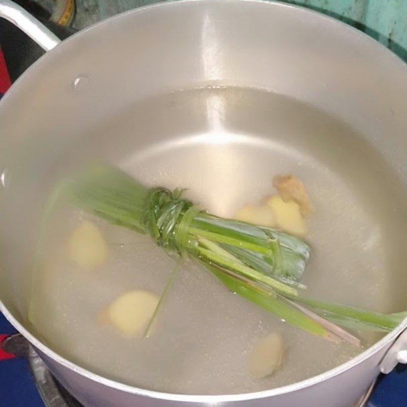 Step 2 Boiled pig ears Boiled pig ears