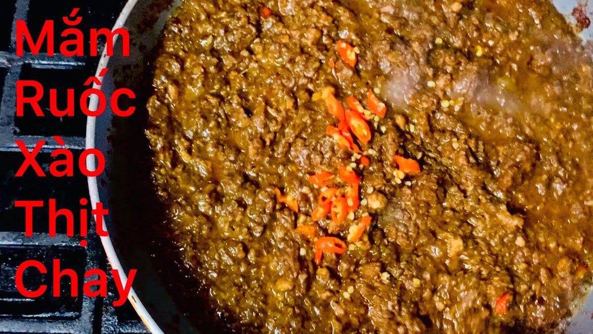 Stir-fried shrimp paste with tofu