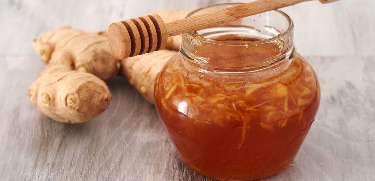 Honey infused with ginger