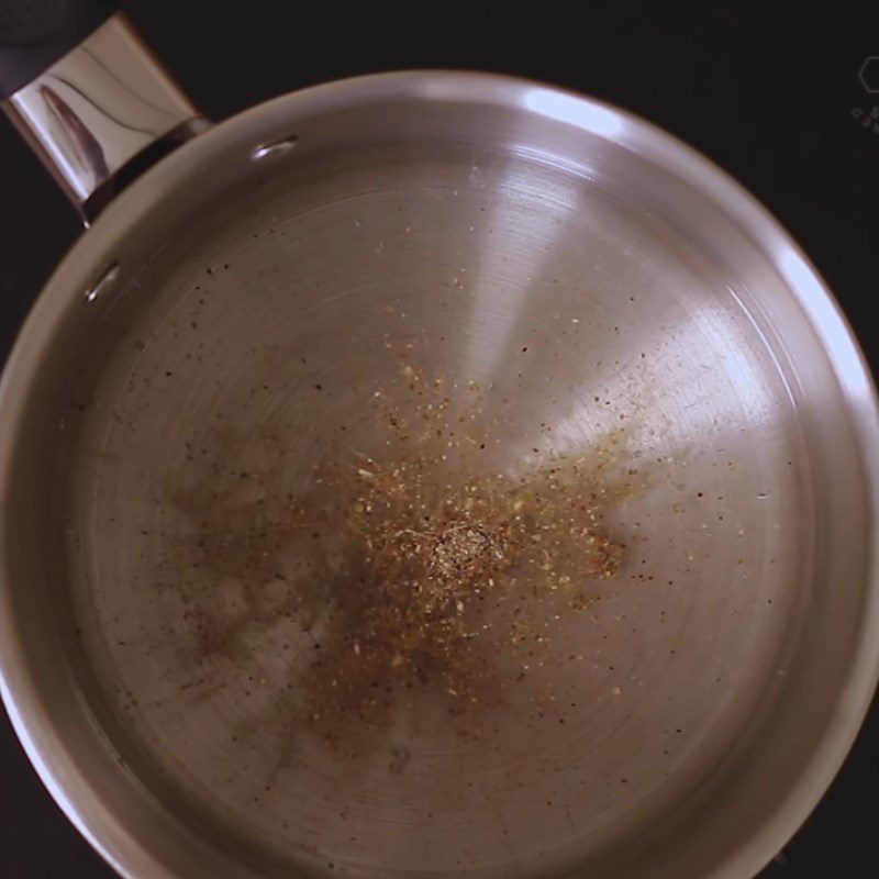 Step 2 Cook masala powder with tea and milk Masala chai