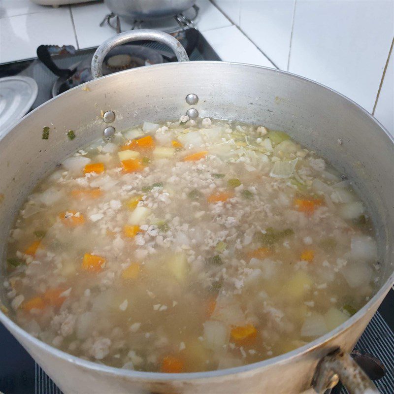 Step 3 Cook Japanese curry Japanese curry minced meat