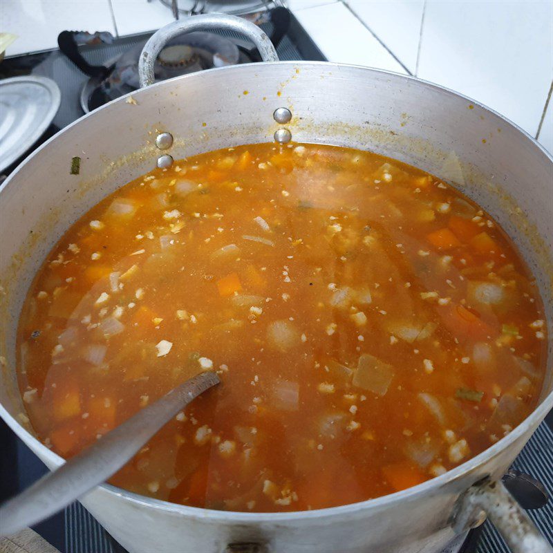 Step 3 Cook Japanese curry Japanese curry minced meat