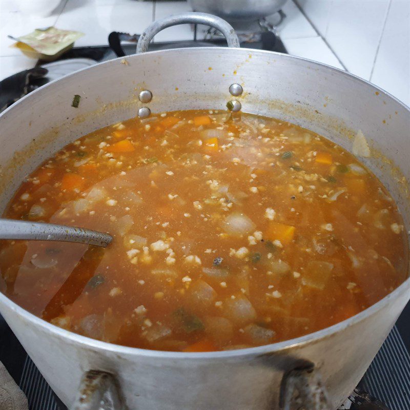 Step 3 Cook Japanese curry Japanese curry minced meat