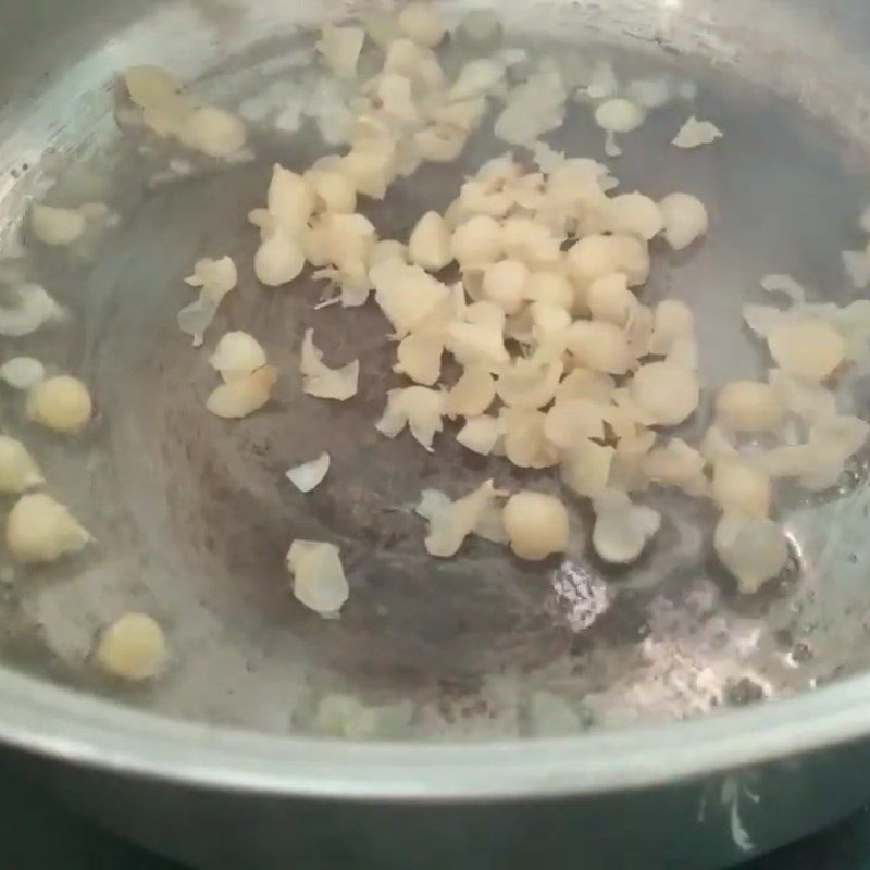 Step 3 Cooking soup Fish cake soup with bitter melon