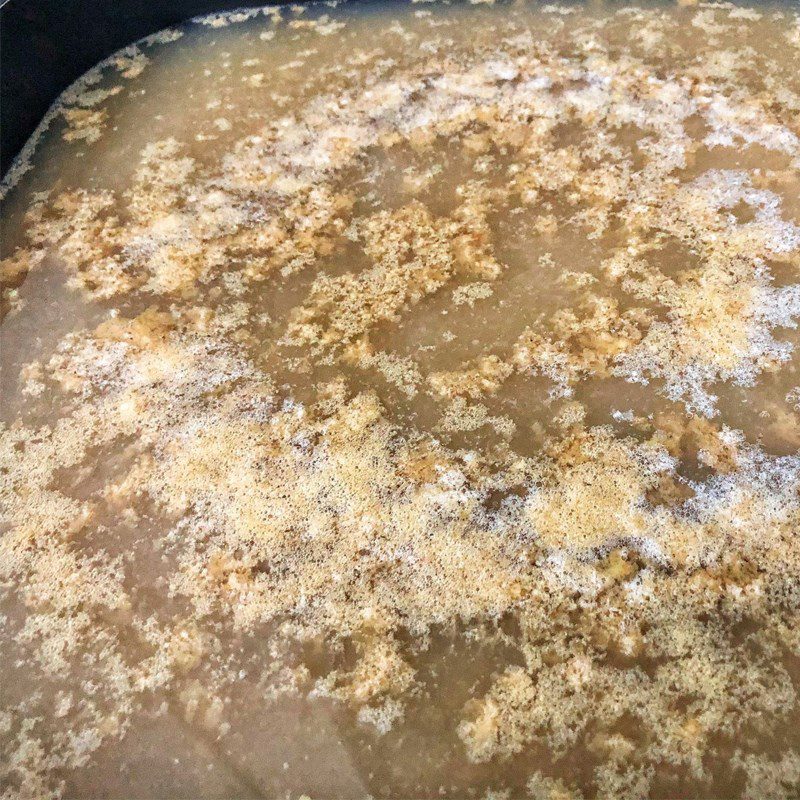 Step 2 Cook the Crab Soup with Malabar Spinach and Gourd