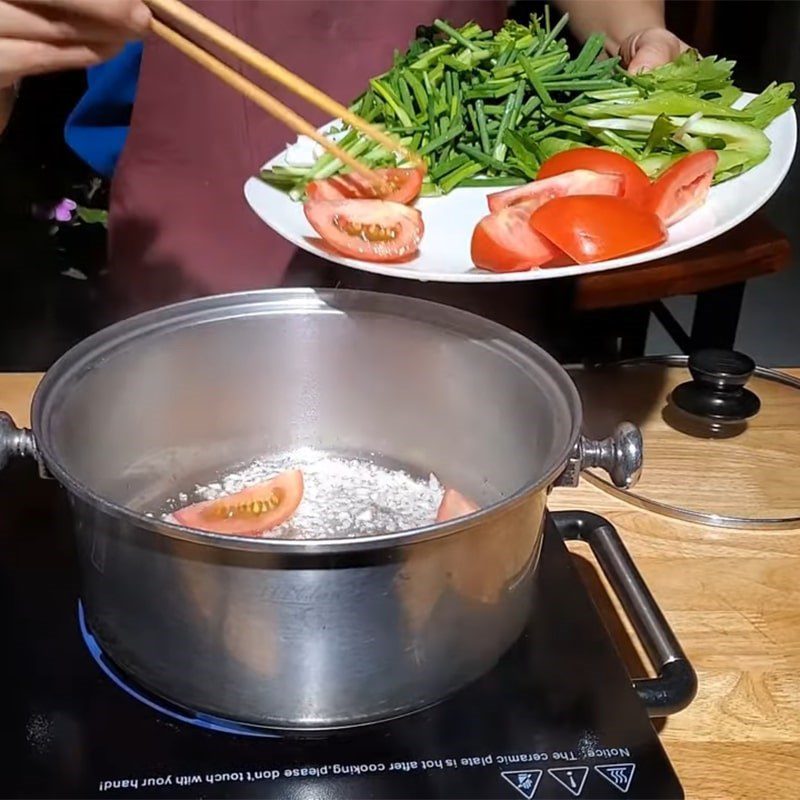 Step 3 Cooking Mackerel Soup