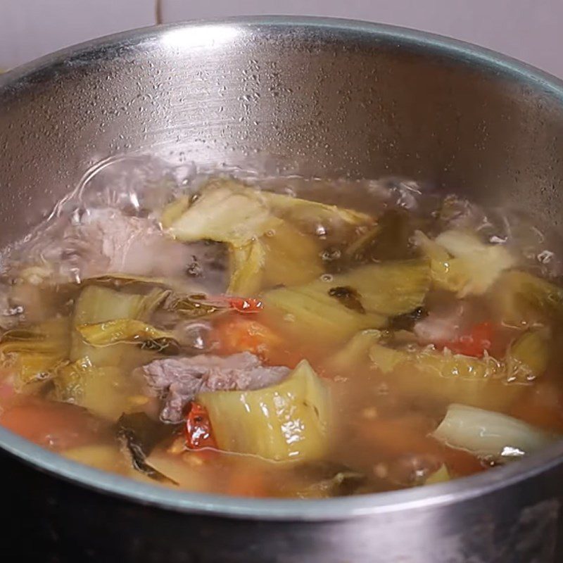 Step 3 Cooking Mackerel Soup