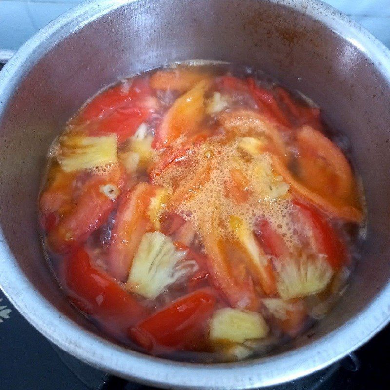 Step 3 Cook the soup Sweet mustard greens soup with seaweed