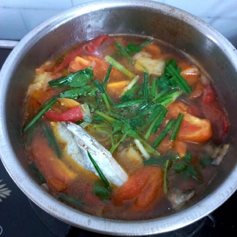 Step 3 Cook the soup Sweet mustard greens soup with seaweed