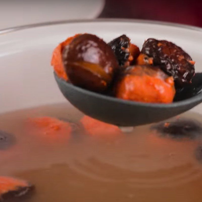 Step 5 Cooking the Ball Soup with Mushroom Balls