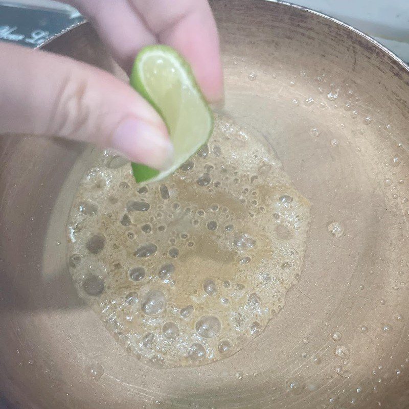 Step 1 Cooking Caramel for Mooncake with Red Dragon Fruit Jelly and Flan Filling