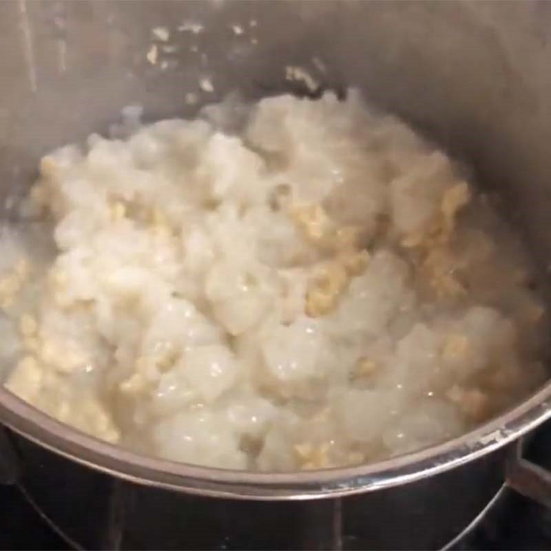 Step 2 Cooking Water Spinach Porridge Water Spinach Porridge