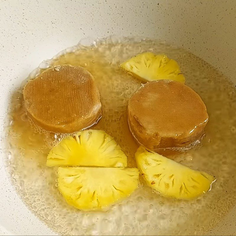 Step 1 Cook the syrup for vegetarian mixed Moon Cake without an oven