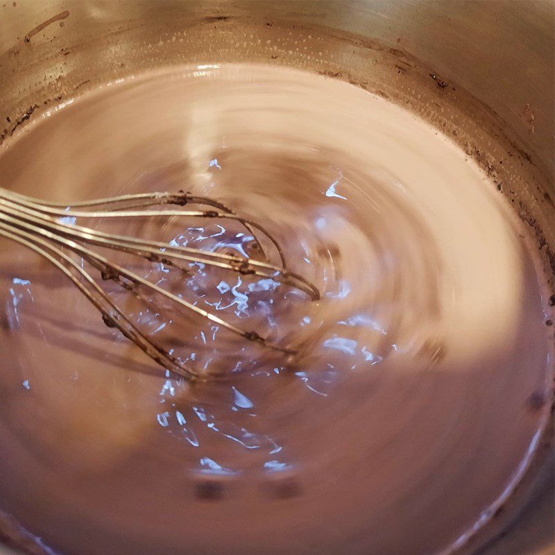 Step 2 Cook milk with cocoa powder Fresh Chocolate Milk