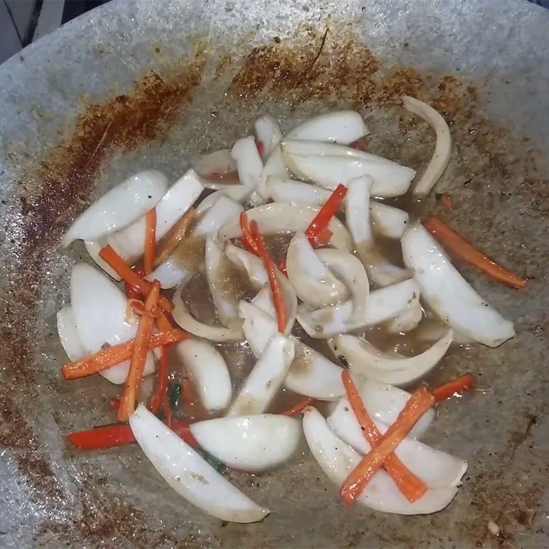 Step 4 Completion Stir-fried goose