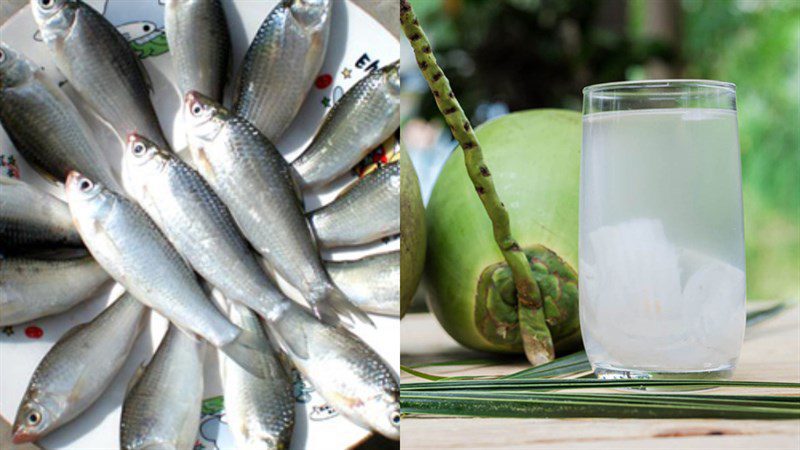 Ingredients for the 2 ways to make braised linh fish with caramel and pineapple