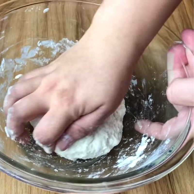 Step 3 Kneading and proofing the dough for the first time Whole grain oatmeal bread