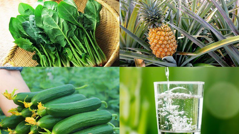 Ingredients for the dish of juice to boost resistance against covid