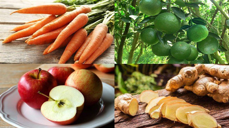 Ingredients for the juice to boost resistance against covid