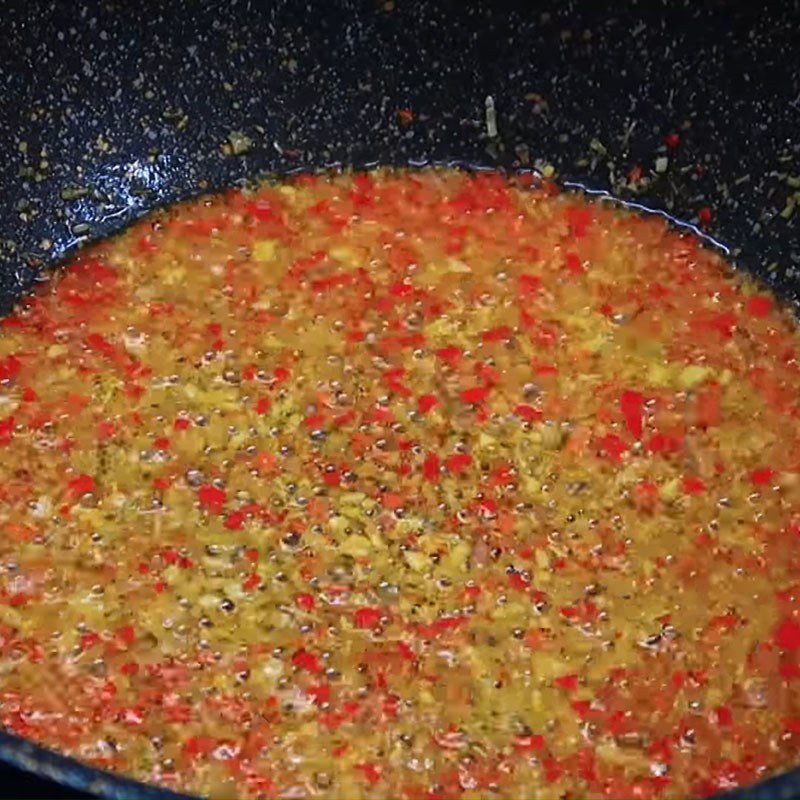 Step 3 Sauté the ingredients Dipping sauce for boiled meat