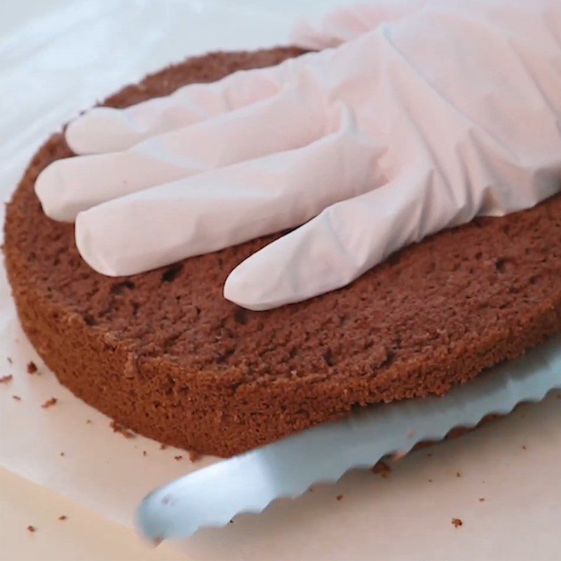 Step 5 Baking the Cake Vegetarian Moon Cake without Oven