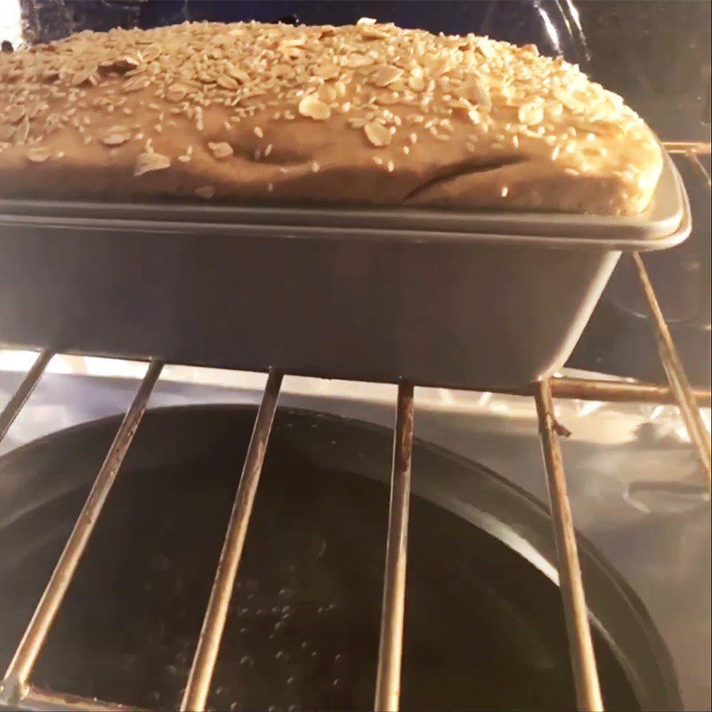 Step 5 Baking oatmeal bread Whole grain oatmeal bread