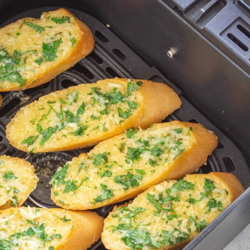 Step 4 Baking bread in an air fryer Honey butter bread