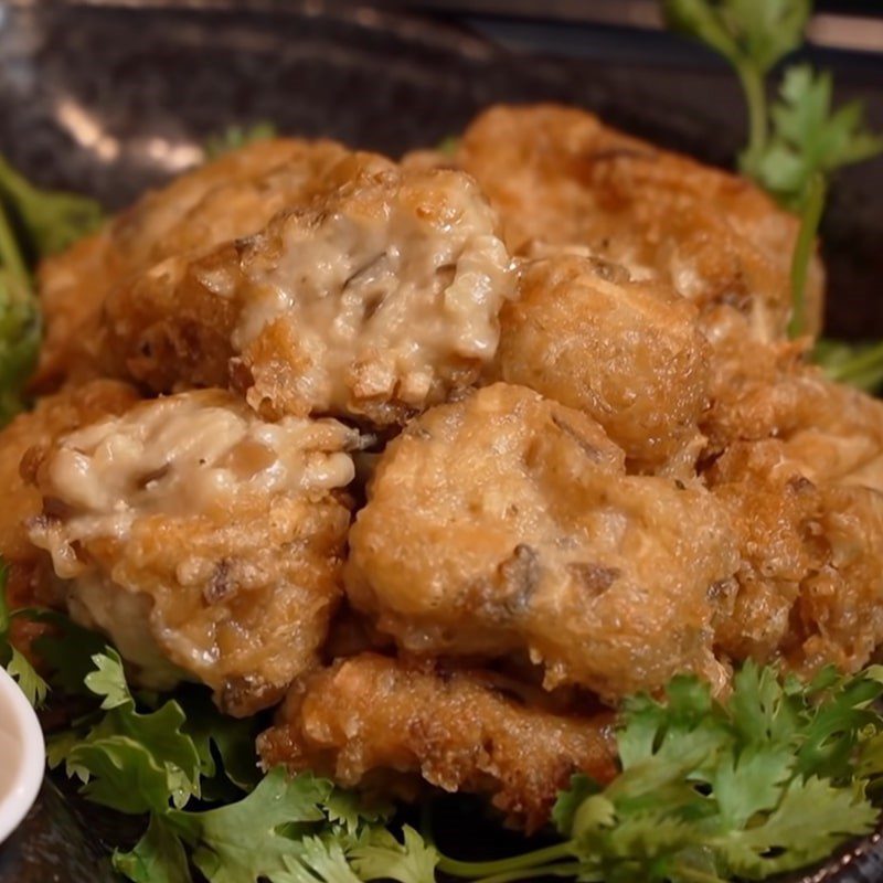 Step 5 Finished product of crispy fried tofu