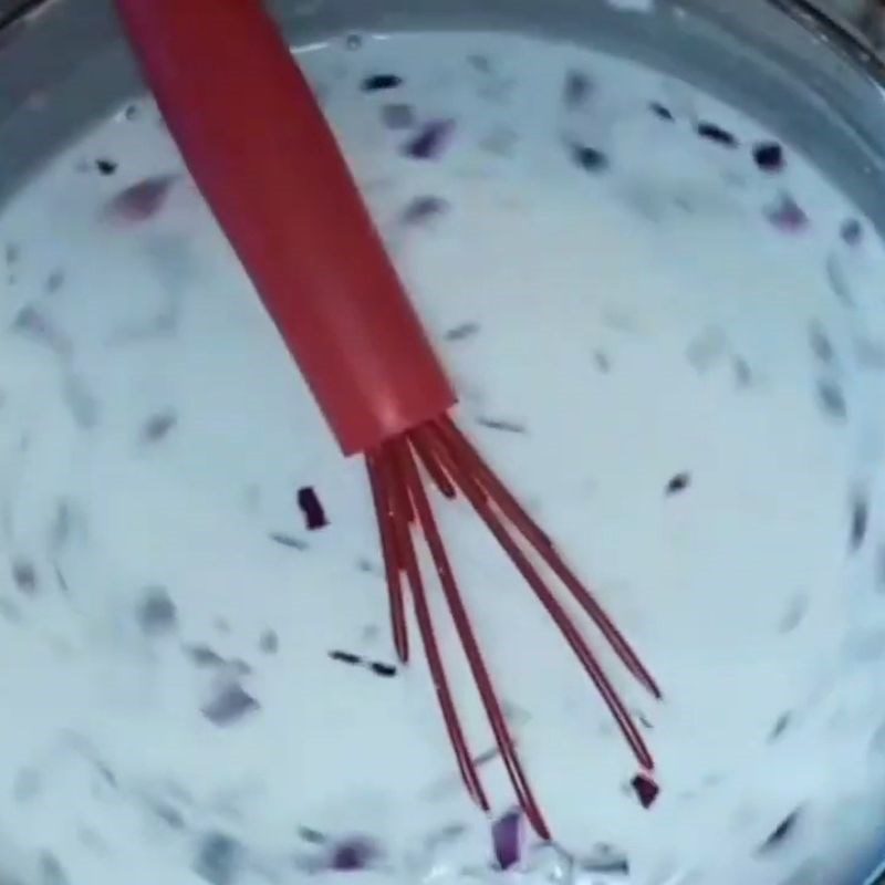 Step 1 Mix the flour for Coconut Rice Paper