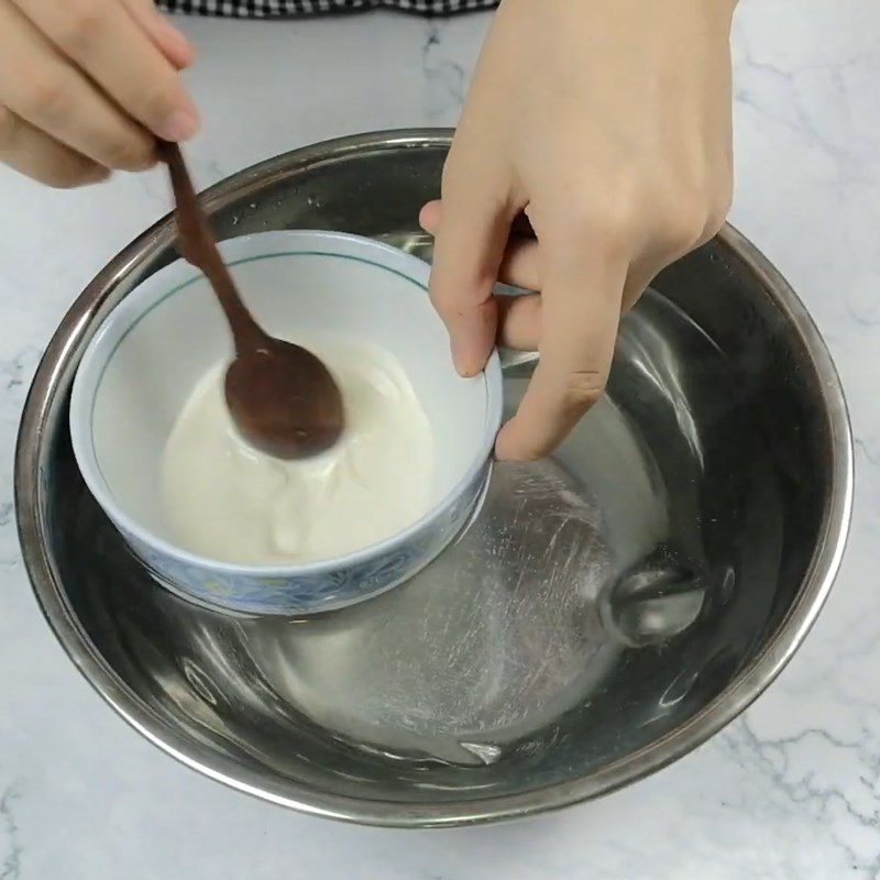 Step 2 Make coffee for Tiramisu jelly mooncake