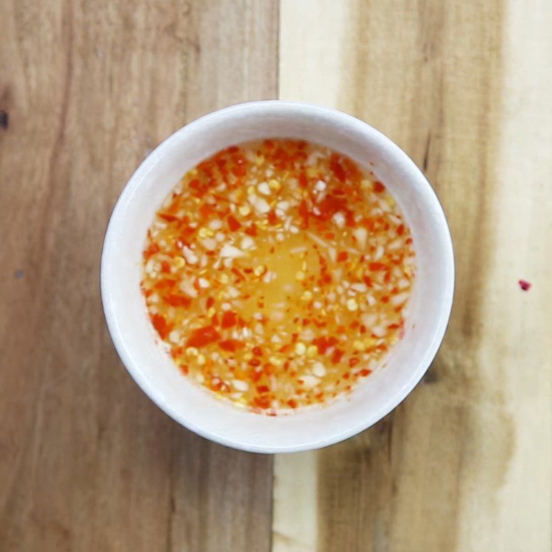 Step 5 Prepare the dipping sauce Bánh xèo tôm thịt