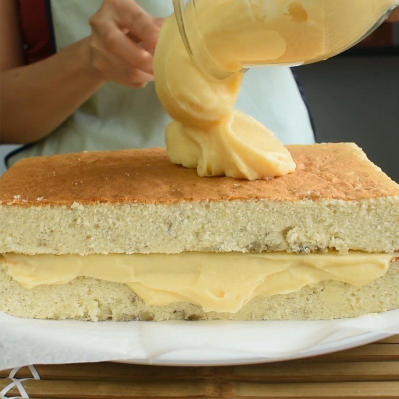 Step 7 Frosting and Decoration Banana Cake