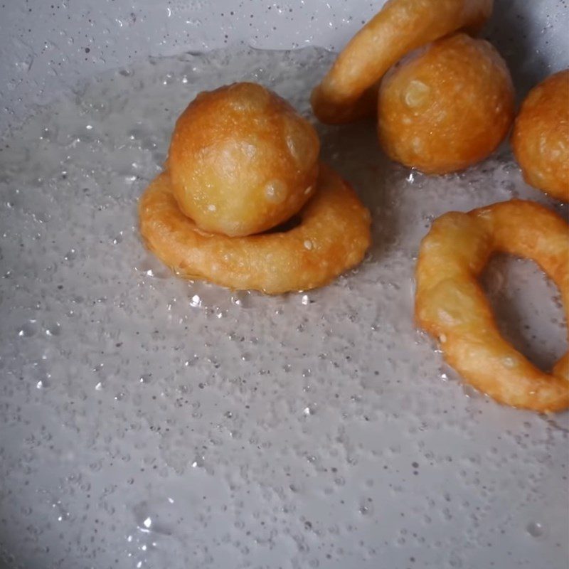 Step 6 Caramelization Orange cake with sesame sugar coating