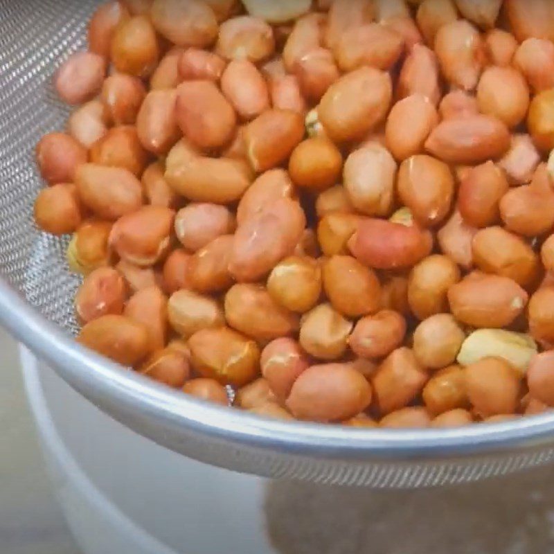 Step 1 Roasting peanuts for Peanut Jam