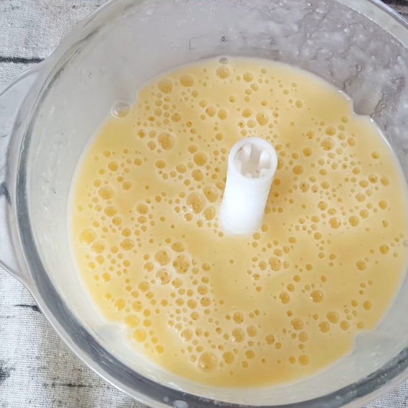 Step 2 Cook mung bean filling for the chewy cake made from glutinous rice flour with mung bean filling