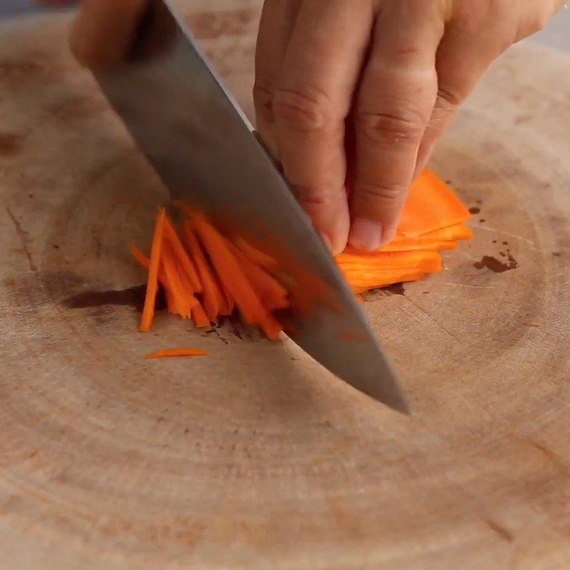 Step 2 Prepare carrots, radishes, and make pickles for Grilled Beef Sandwich