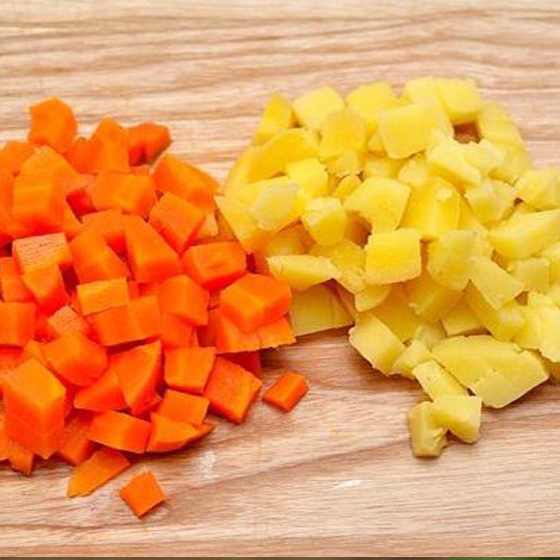 Step 1 Prepare the vegetables for canned cabbage and tomato soup