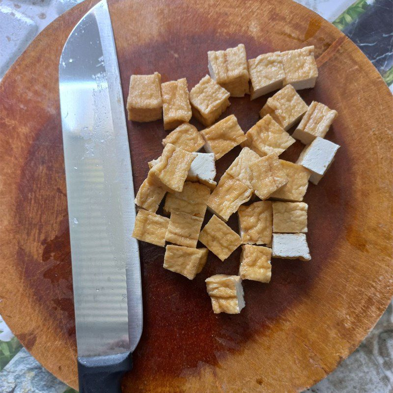 Step 1 Prepare the ingredients for Braised Tofu with Pepper