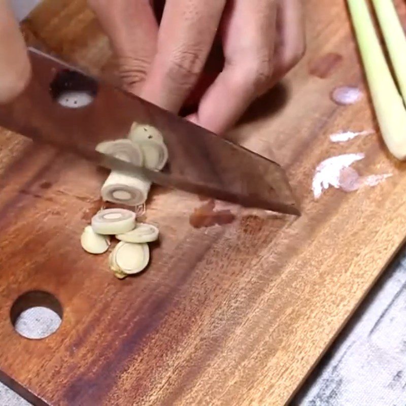 Step 1 Prepare the Ingredients for Pig Skin (bì heo) Soaked in Lemongrass and Kumquat