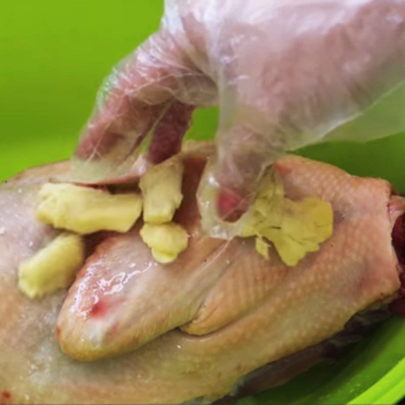 Step 1 Prepare the ingredients for Duck Porridge with Taro