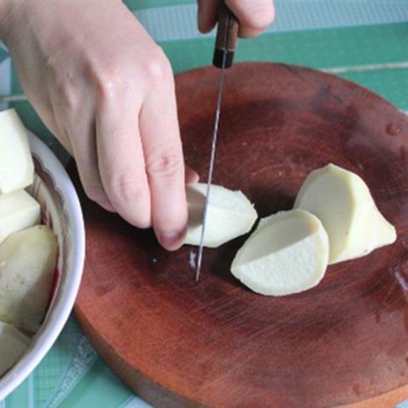 Step 1 Prepare the ingredients for Duck Porridge with Taro