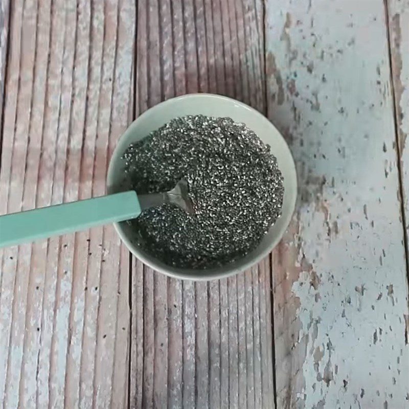 Step 2 Prepare the other ingredients Chia seed salted egg cookies