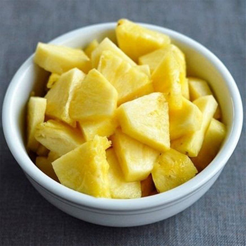 Step 2 Prepare other ingredients Tofu braised with pineapple