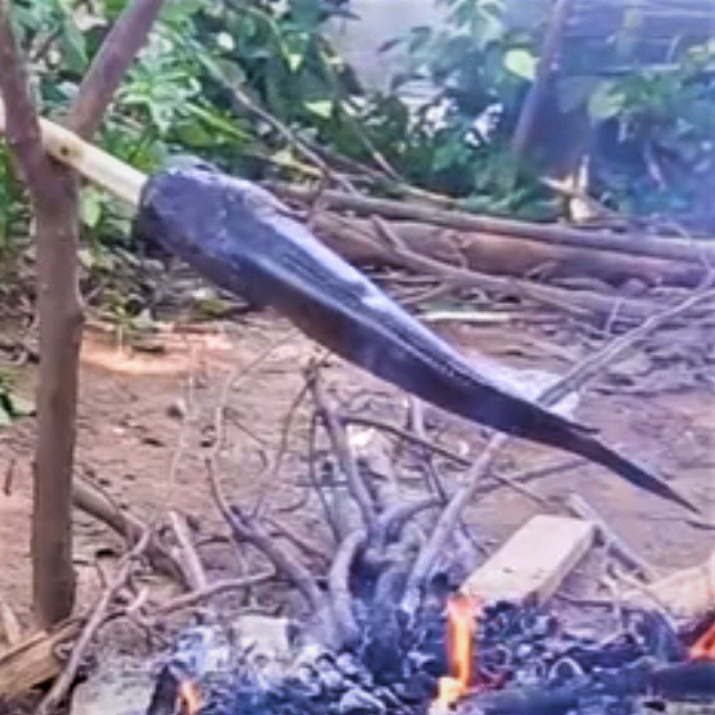 Step 2 Grilling Fish Grilled Snakehead Fish