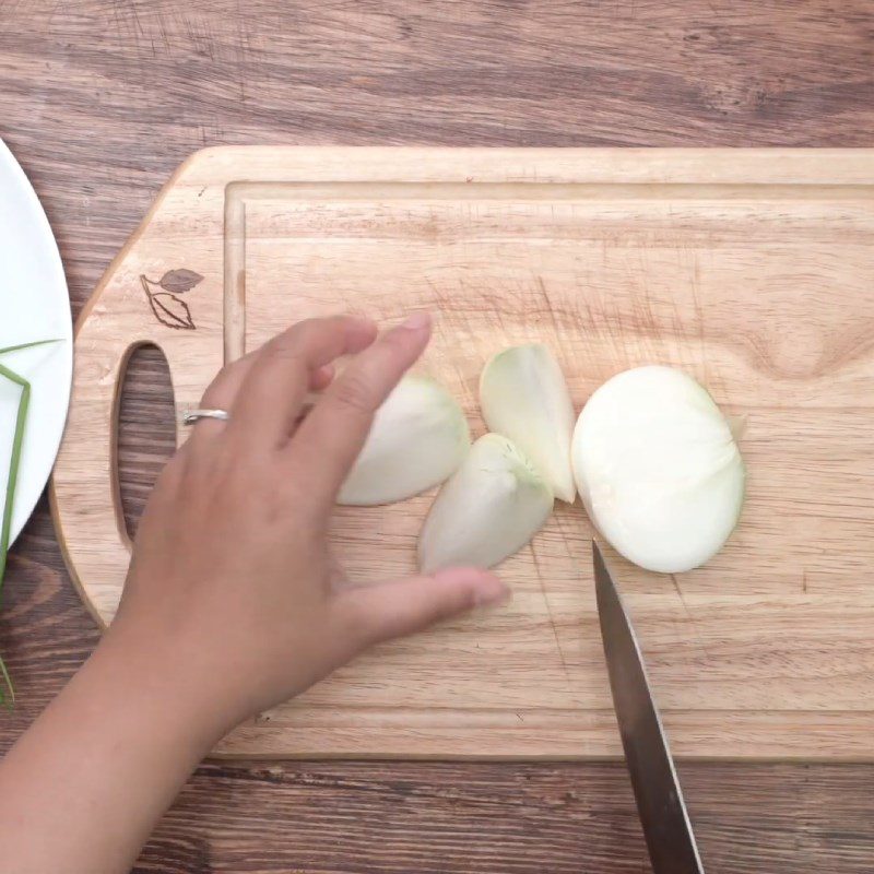 Step 2 Prepare the other ingredients Braised Fish Cake with Pepper