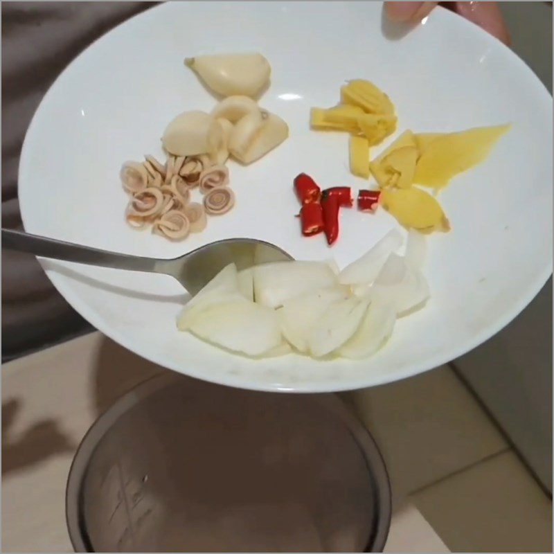 Step 2 Prepare the Other Ingredients Boiled Beef Tendon with Papaya