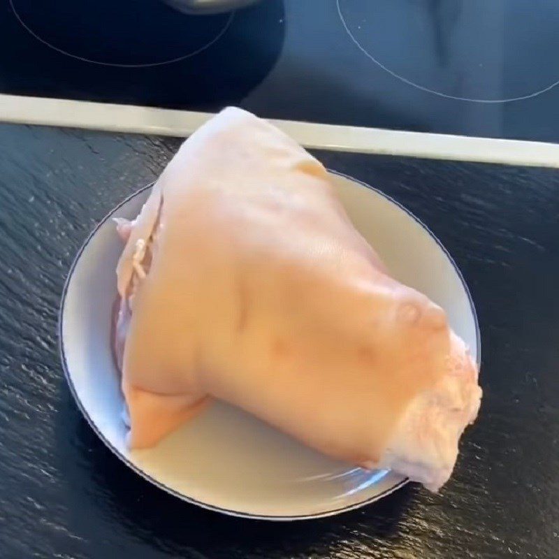 Step 1 Prepare the Pork Leg for Braised Pork Leg with Soy Sauce