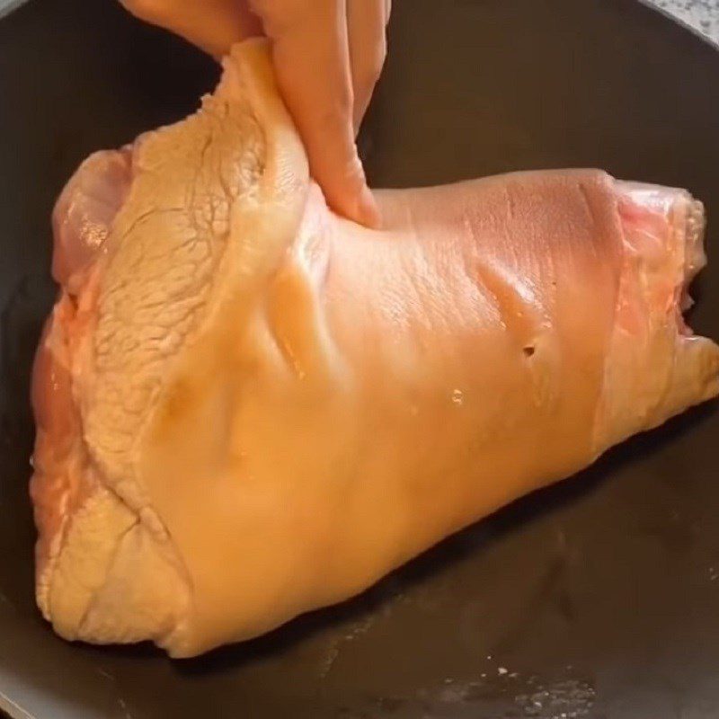 Step 1 Prepare the Pork Leg for Braised Pork Leg with Soy Sauce