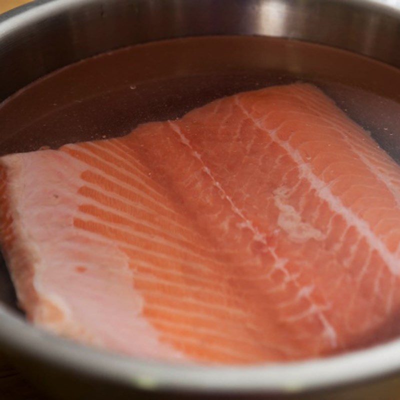 Step 1 Preparing Salmon Skin Crispy Salmon Skin